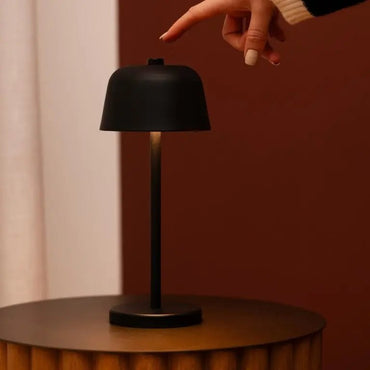 Anton Black Table Lamp – Rechargeable - CozyVibe.eu