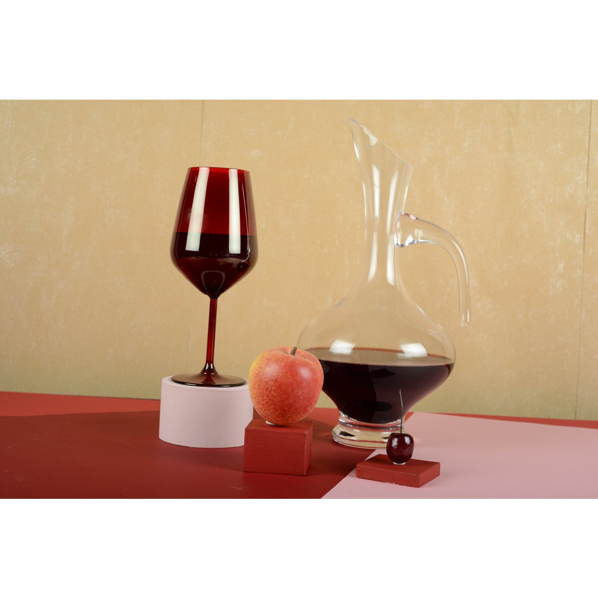 Clear glass serving pitcher with handle, perfect for kitchen decor | CozyVibe