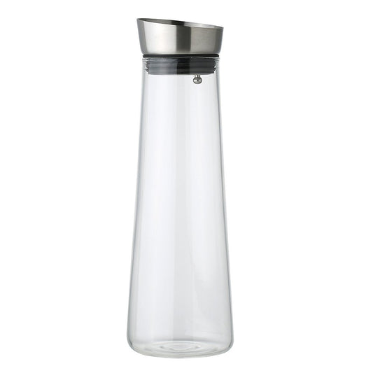 Glass carafe with metal cork 1.2L - CozyVibe.eu
