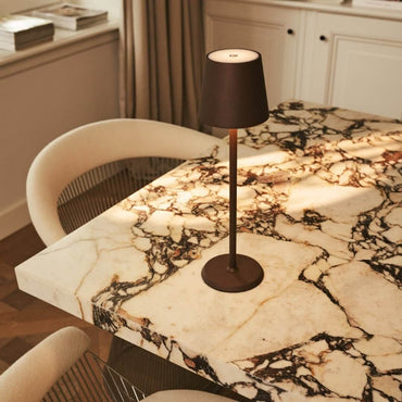 Jasper Mocha Brown – Wireless Lamp | Portable & 3 Light Modes - CozyVibe.eu