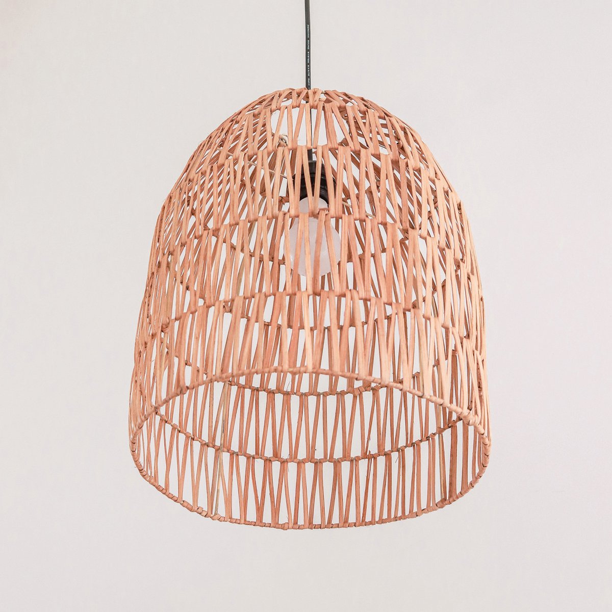 Rattan Lamp | Natural Lampshade | Pendant Lamp MALUKA Made of Natural Fibres (2 sizes)