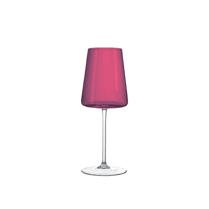 Multicolor Wine Glasses Set – 6 Pieces 400ml Tasting Style