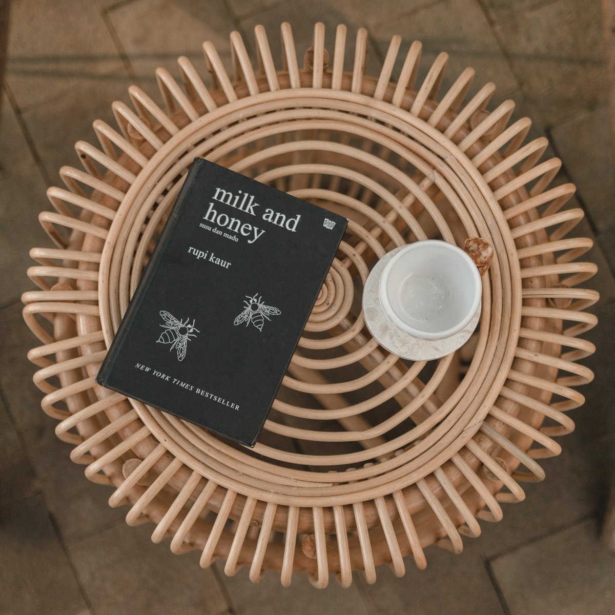 Rattan Side Table | End Table | Couch Table ALAMAYA