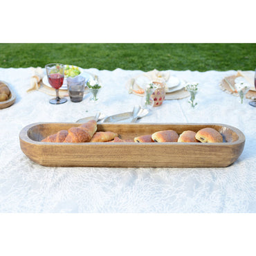Wooden decorative cut 81x17x10cm