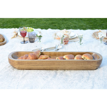 Wooden decorative cut 81x17x10cm