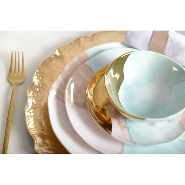 Multicolored flat plate