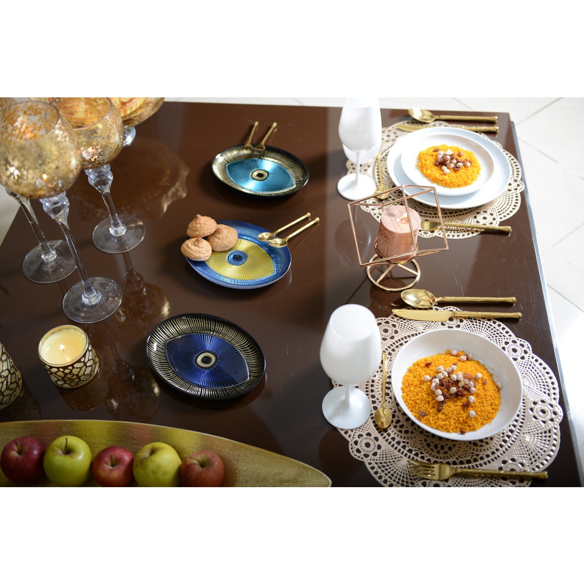 Eye oval serving platter
