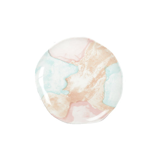 Multicolored flat plate