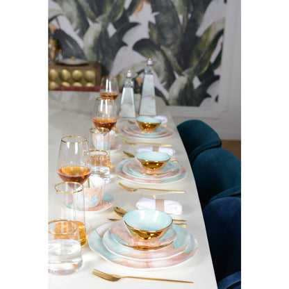 Multicolored flat plate