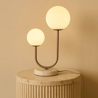 Giorgia Marble and Glass Table Lamp