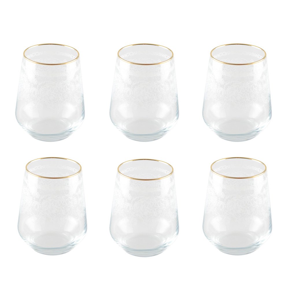 Arabic water glasses - Lot of 6 cups