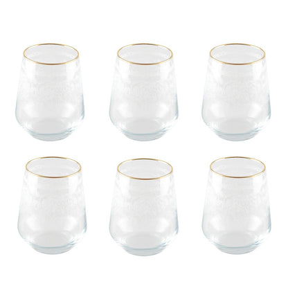 Arabic water glasses - Lot of 6 cups
