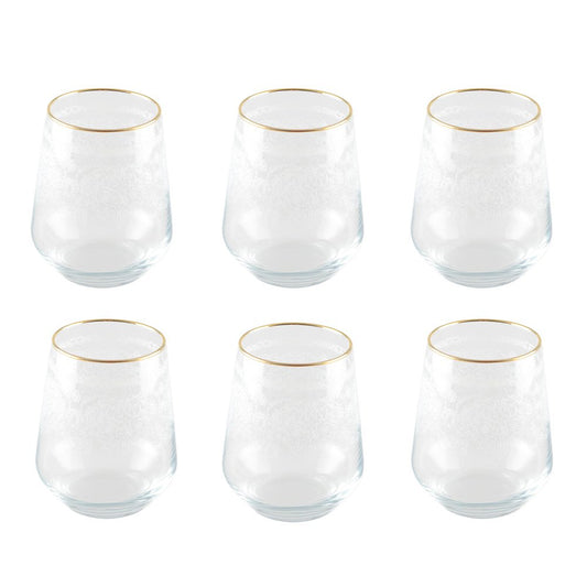 Arabic water glasses - Lot of 6 cups