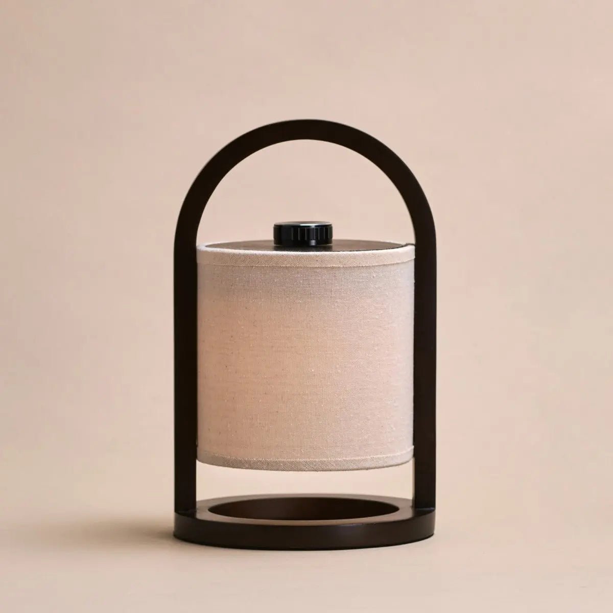 River Dark Brown Cordless Wooden Lamp – Rechargeable & Dimmable