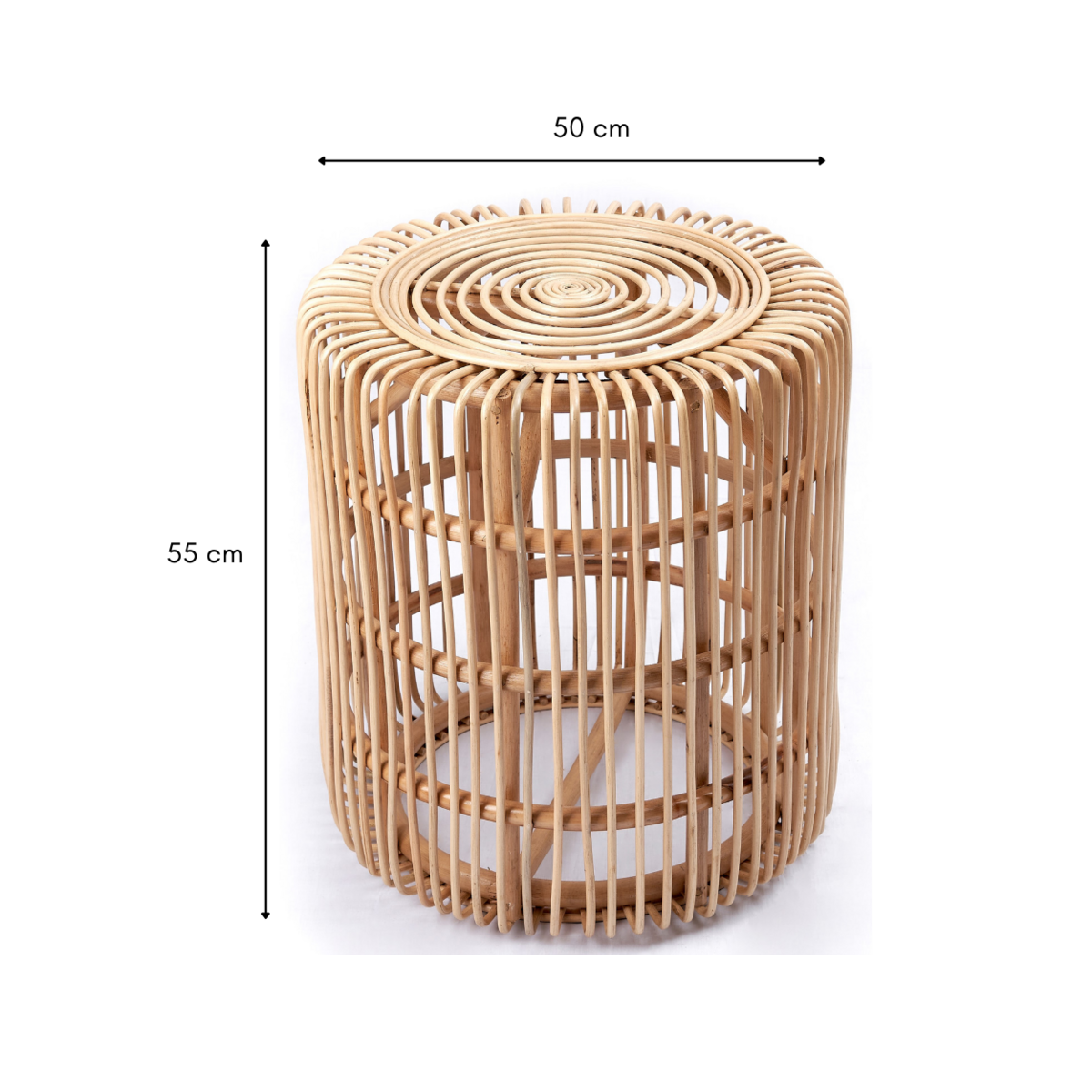 Rattan Side Table | End Table | Couch Table ALAMAYA