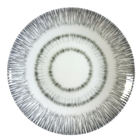 Khaki flat plate porcelain 27x27x1.5cm
