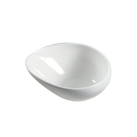 Soup white ceramic bowl