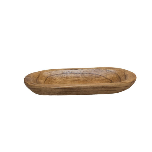 Wooden serving platter 35x15x4.5cm
