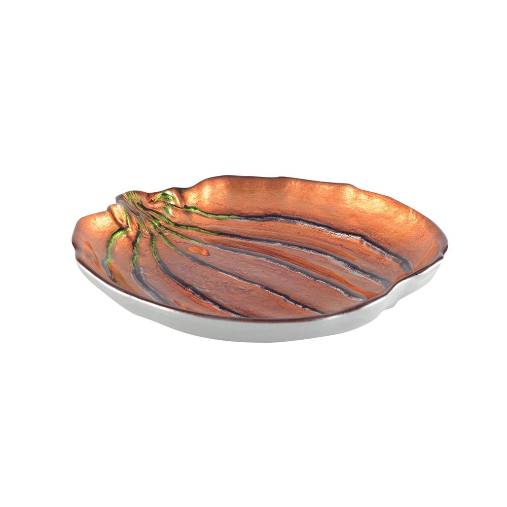 Pumpkin orange dinner plate  23X22X3.8CM
