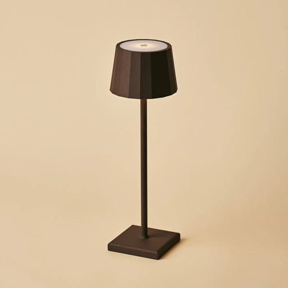 William Mocha Brown Rechargeable Table Lamp