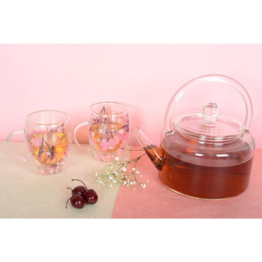 Glass teapot - 2 L- 13x24x21.5cm