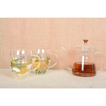 650ml glass teapot