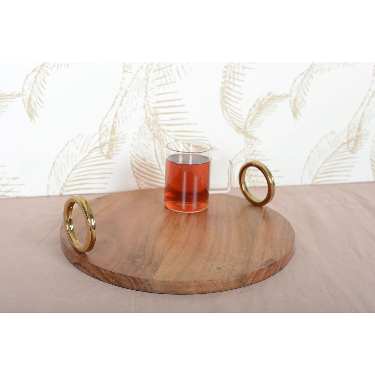 Set of 2 large glass mugs