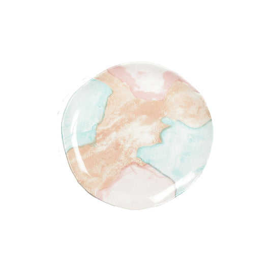 Multicolored flat plate
