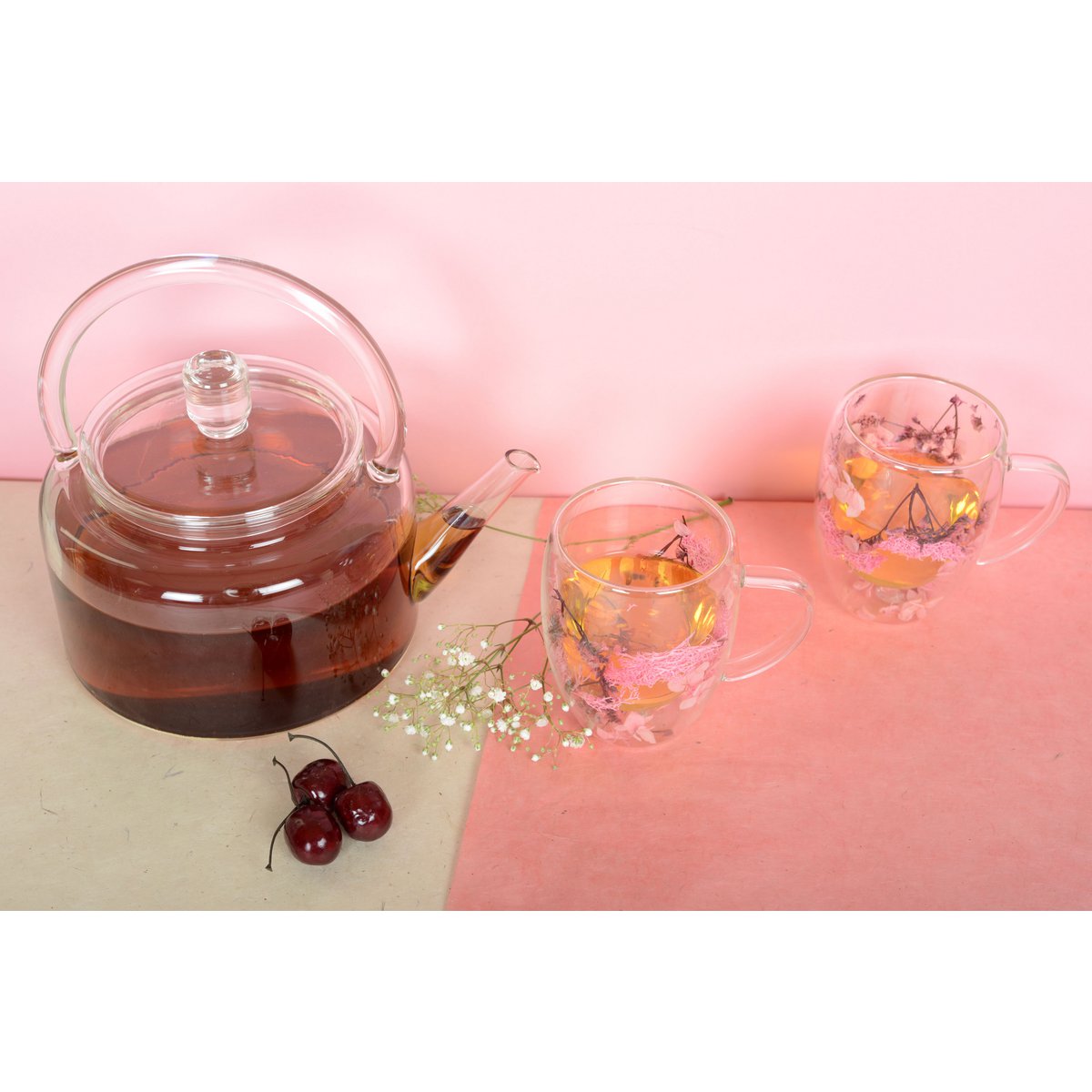 Glass teapot - 2 L- 13x24x21.5cm