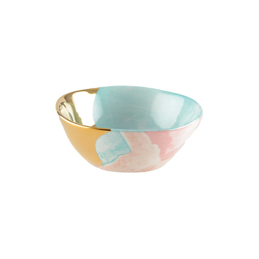 Multicolored soup bowl