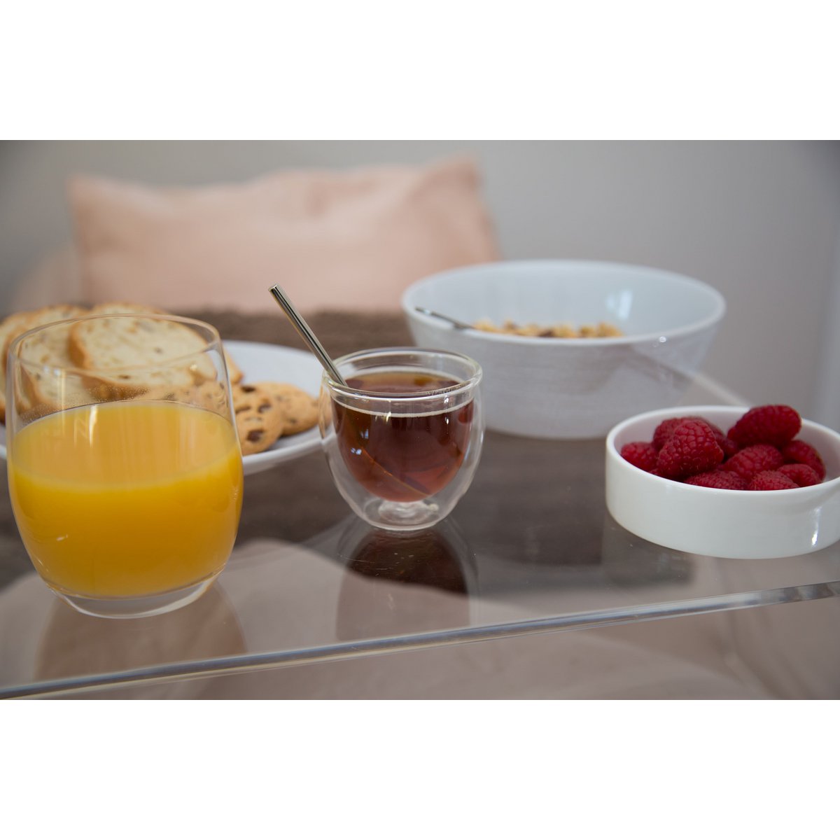 Espresso cups Double glass 80ml - Lot of 4