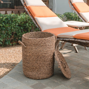 Storage Basket IKAT | Laundry Basket | Basket with Cover | Basket with Lids