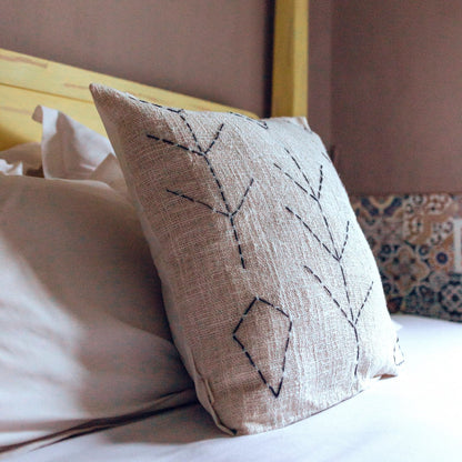 Handwoven Pillow Case SERAJA 40x40 or 50x50 cm Decorative Cushion Cover Sofa Cushion Made of Cotton