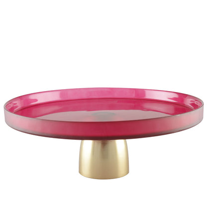 Raspberry cake stand 21x21x8cm
