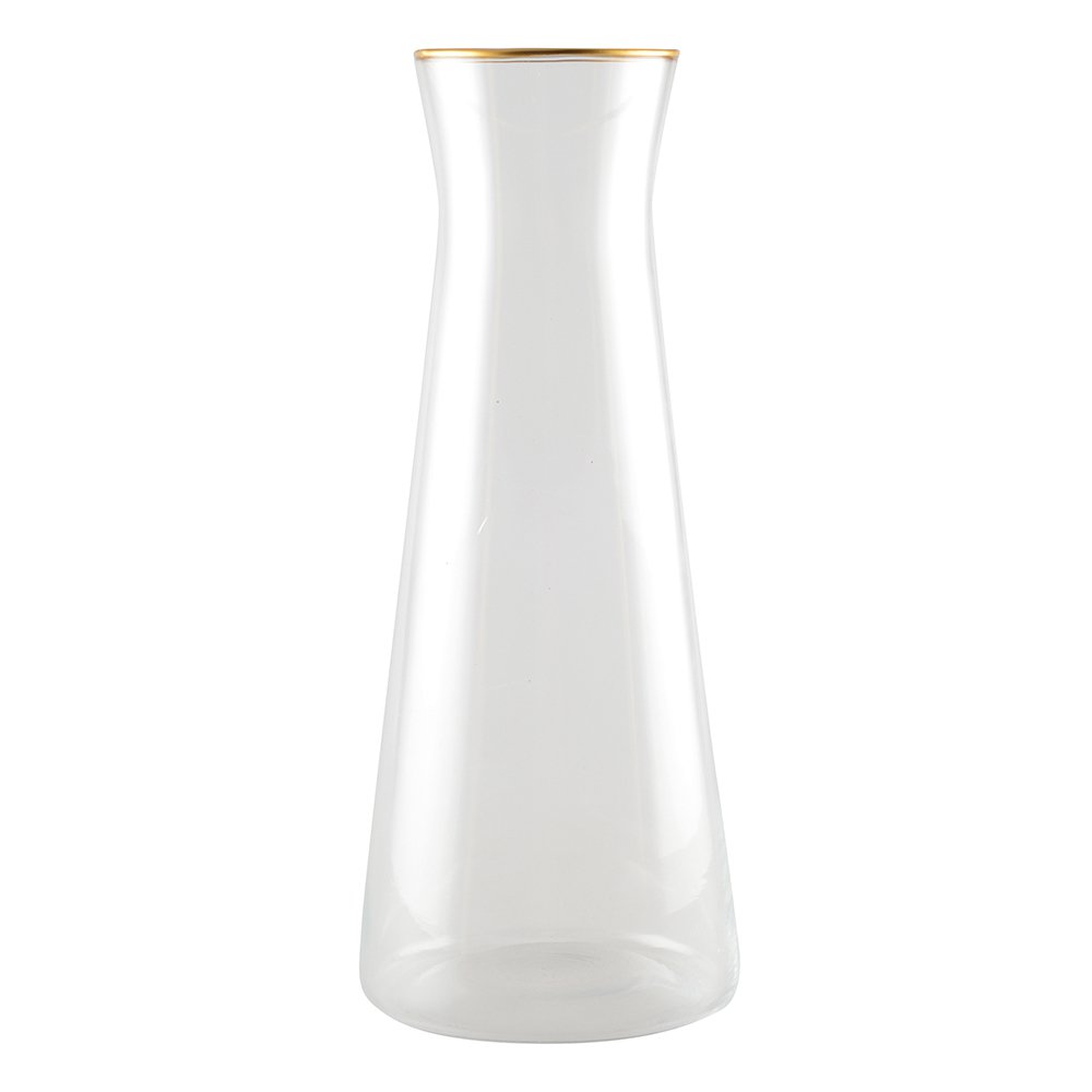 Carafe with golden edge