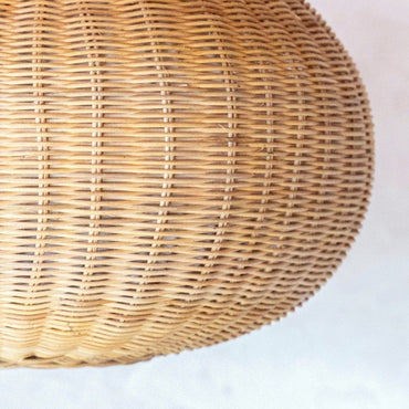 ANJANI rattan lampshade, natural woven ceiling light for living room