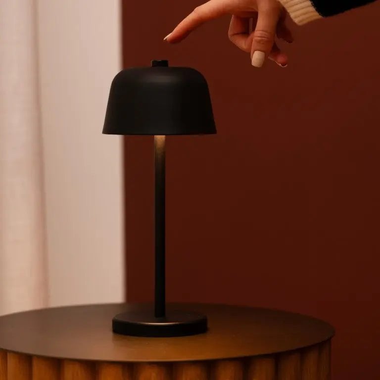 Stylish Anton Lamp blending minimalist design with warm ambient glow