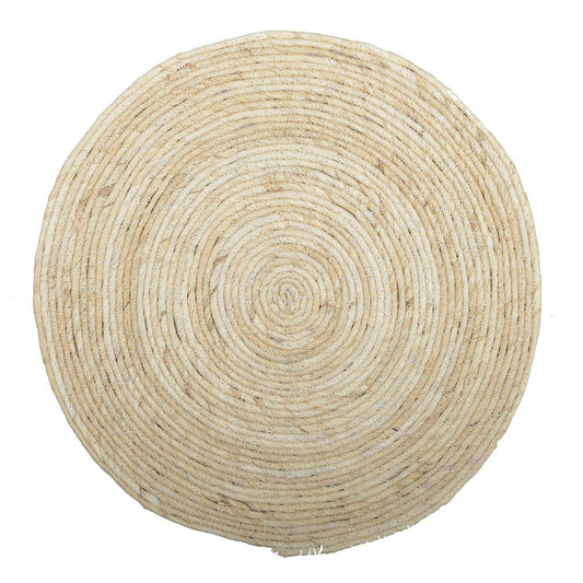 Aulica round rope placemat for elegant natural table decor