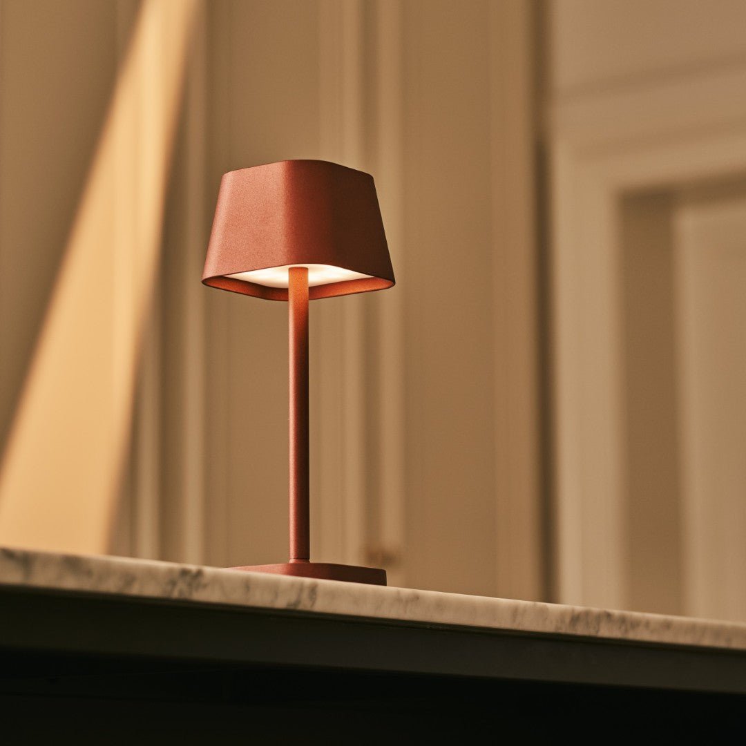 Ava Bronze dimmable table lamp enhancing modern home lighting
