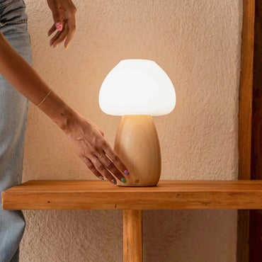 Sustainable Bear Lamp offering cordless rechargeable illumination for home