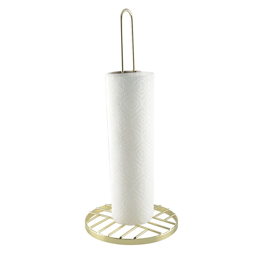 Stylish gold paper towel holder for modern kitchen decor
