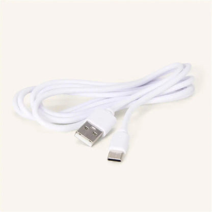 Included USB C cable for easy recharging of Hugo Amber Yellow Lamp