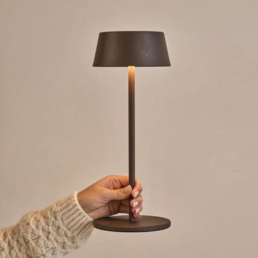 Modern rechargeable Hugo Lamp with cordless convenience for any room