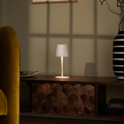 Beautiful James Lamp creating cozy ambient light for evening dining spaces