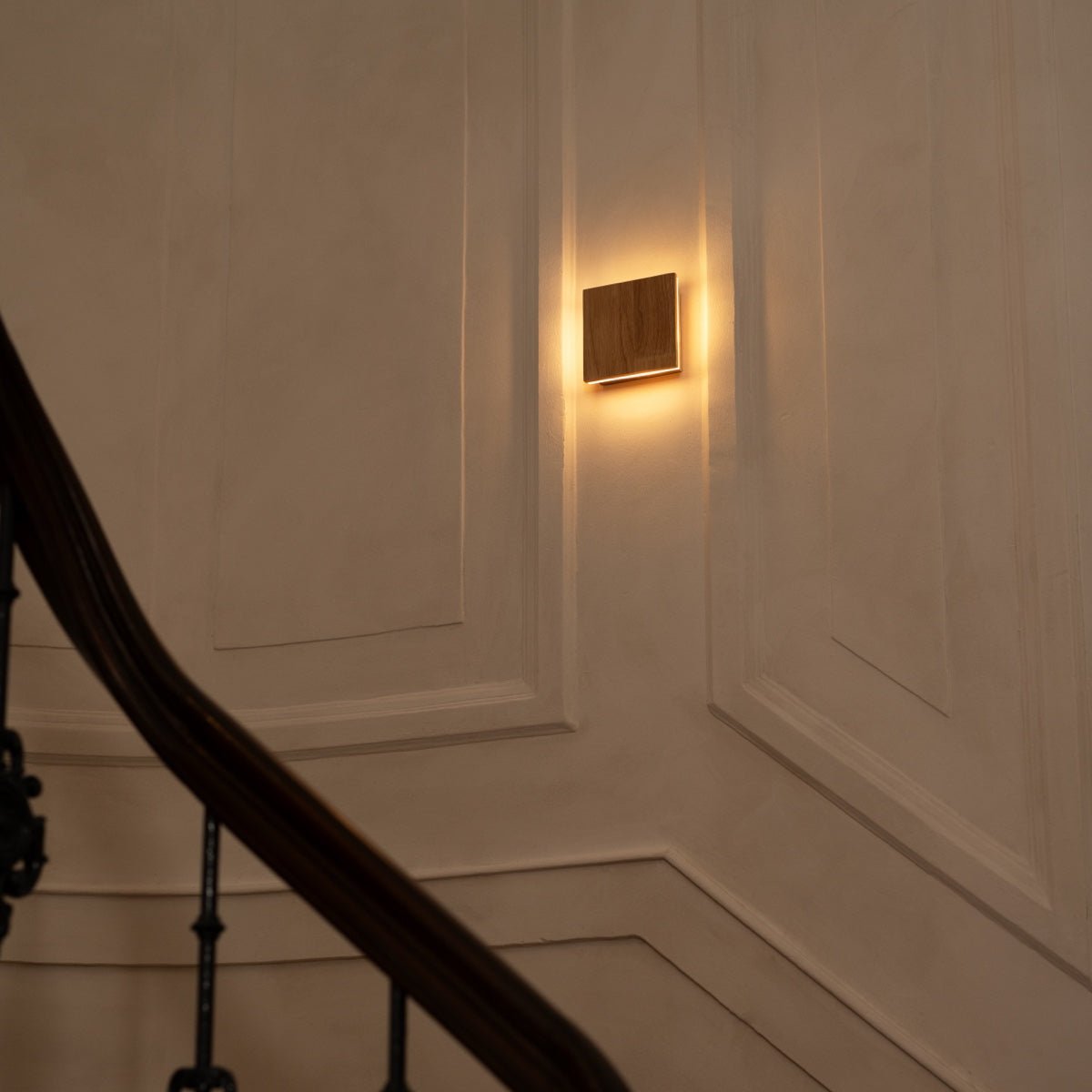 Lane Wooden Wall Lamp Warm Ambient Lighting Effect