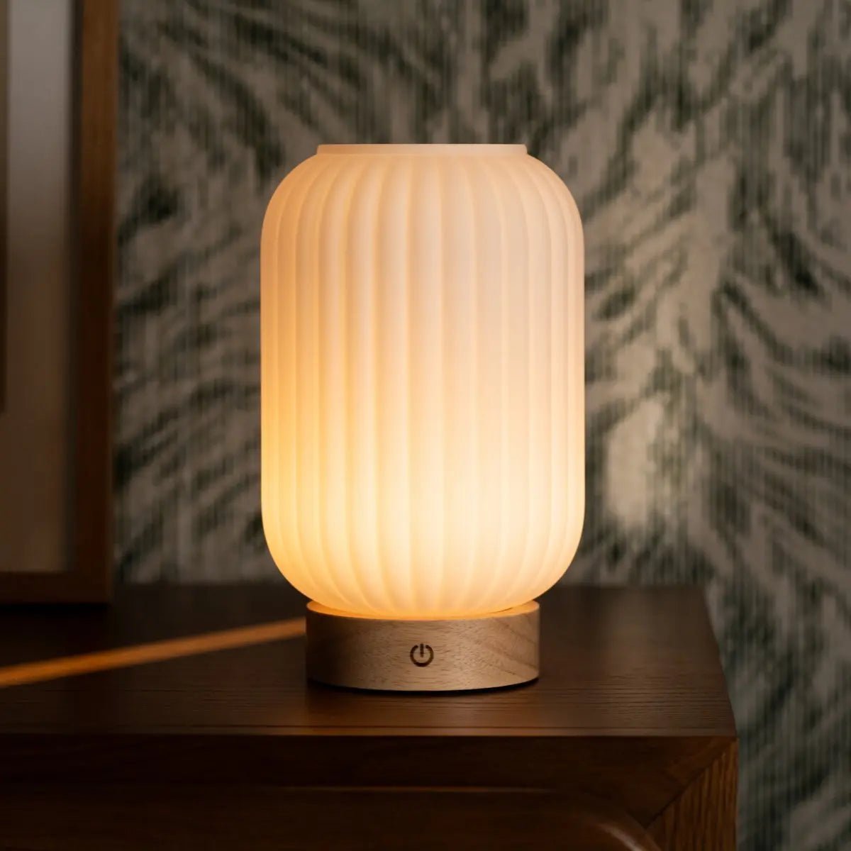Lilly Rechargeable Lamp creating ambient light for home decor