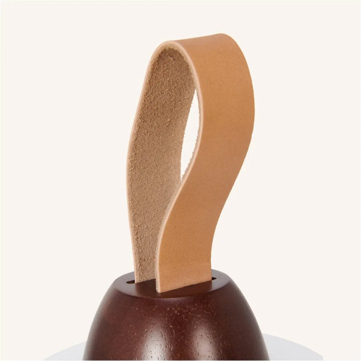 Liv Dark Brown rechargeable lamp shown in modern white color version