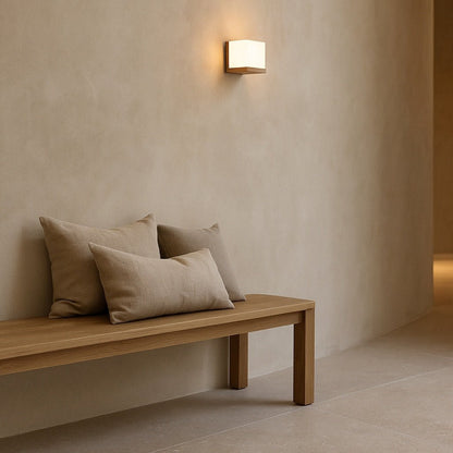 Lizzy Square Lamp adding stylish accent to minimalist home decor