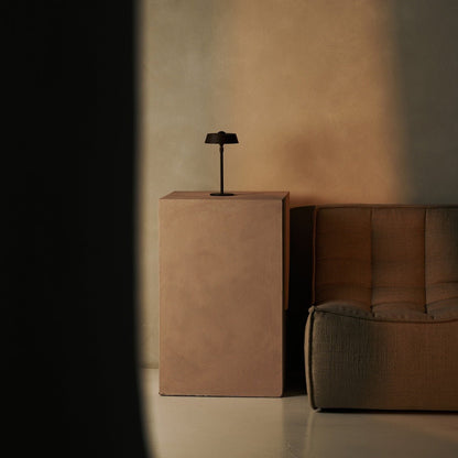 Luca Mocha Brown – Rechargeable Lamp – Modern Bedside Accent Light