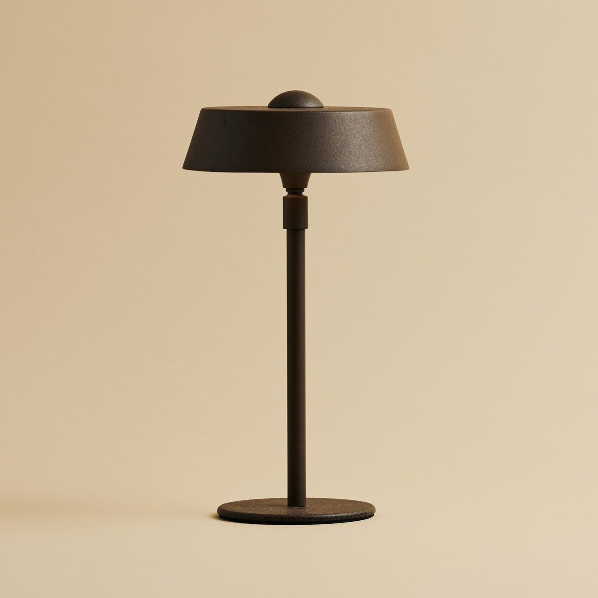 Luca Mocha Brown – USB Rechargeable Lamp – Minimalist Metal Design